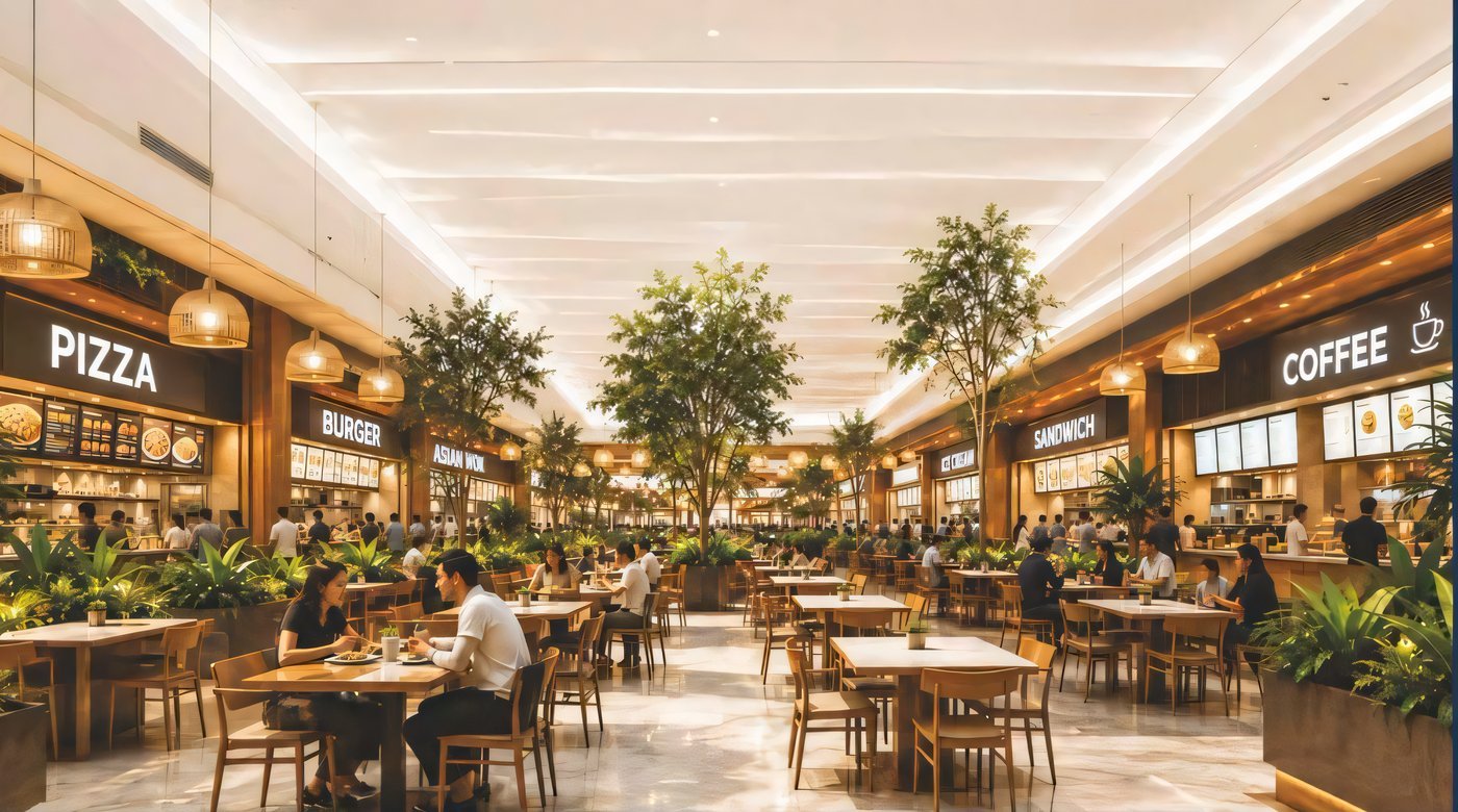 Food court interior